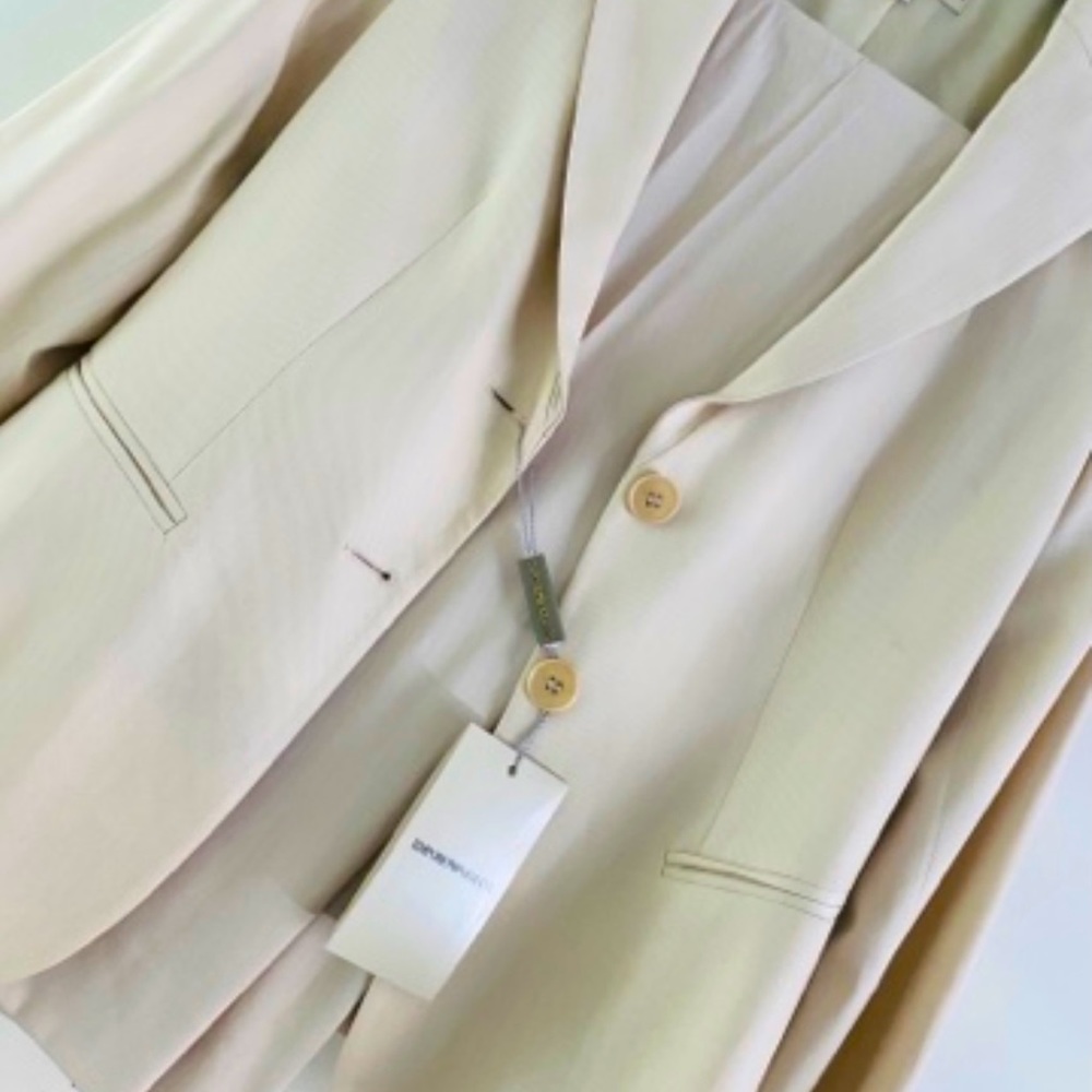 Cream suit